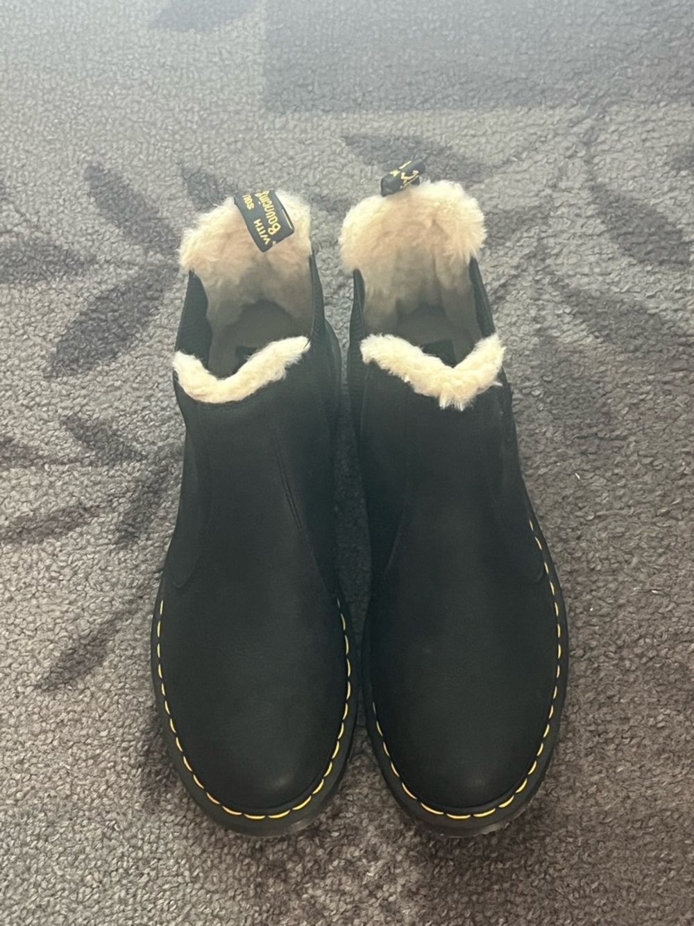 Dr. Martens Leonore Black Chelsea Boots